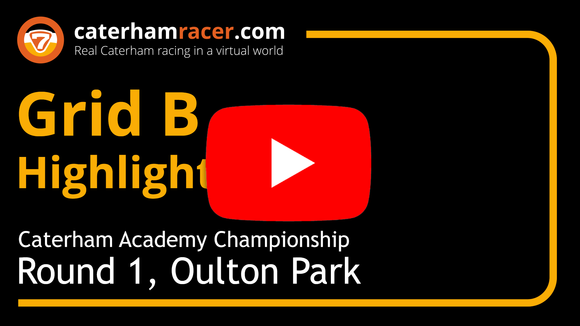 Academy Championship, Round 1, Oulton Park, Grid B Highlights, Season 2